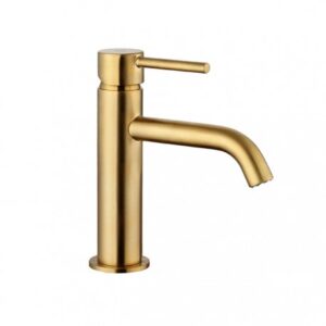 SIRIO monomando lavabo oro PVD