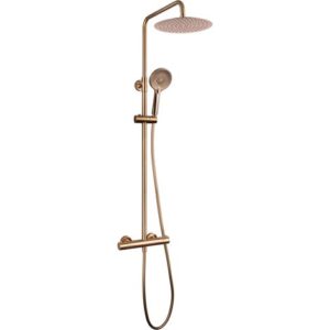 Columna ROUND ELITE termostática cobre PVD