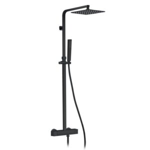 Columna QUADRA ELITE termostática negra