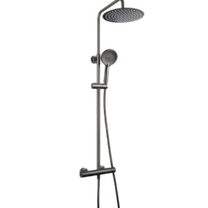 Columna ROUND ELITE termostática titanio PVD