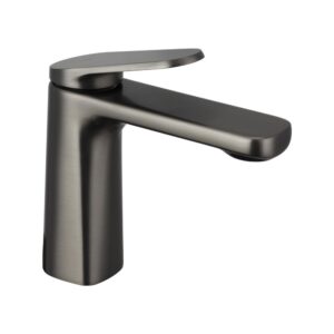 LAZIO monomando lavabo titanio PVD