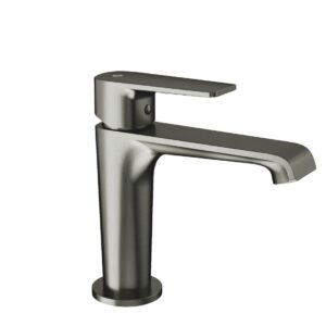 FIORE monomando lavabo titanio PVD