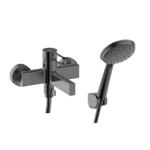DIOR monomando bañera titanio PVD