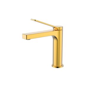 TARSIO monomando lavabo oro PVD